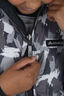 Macpac Kids' Pulsar Alpha Hooded Insulated Jacket, Black/Black Print, hi-res