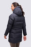 Macpac Women's Aurora Hooded Down Coat, Black, hi-res