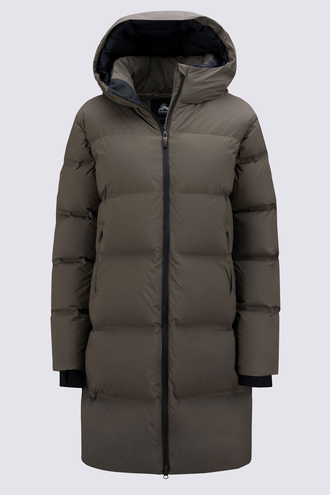 Macpac Women's Orb Hooded Down Coat, Tarmac, hi-res