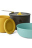 Sea to Summit Frontier Ultralight One Pot Cook Set — 3 Piece, Anodised Grey/Sulphur/Aqua Sea, hi-res