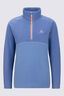 Macpac Kids' Ruru Fleece Pullover, Persian Jewel/Placid Blue, hi-res