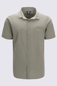 Macpac Men's Eclipse Short Sleeve Shirt, Deep Lichen Green, hi-res