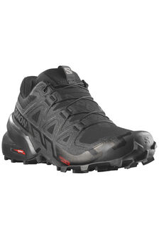 Salomon Women's Speedcross 6 Running Shoes, Black/Black/Phantom