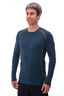 Macpac Men's 150 Merino Long Sleeve Top, Orion Blue/Dried Tussock, hi-res