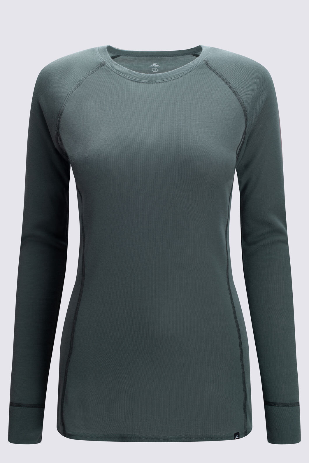 Macpac Women's Geothermal Long Sleeve Top, Balsam Green, hi-res