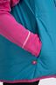 Macpac Kids' Pulsar Alpha Insulated Vest, Biscay Blue/Lilac Rose Print, hi-res