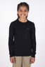 Macpac Kids' 220 Merino Long Sleeve Top, Black, hi-res