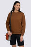 Macpac Women's Vintage Heavyweight Fairtrade Organic Crew, Toffee, hi-res
