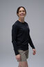 Macpac Women's Cass Long-Sleeve T-Shirt, BLACK MARLE, hi-res