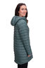 Macpac Women's Uber Light Hooded Down Coat, Silver Pine, hi-res