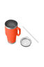 YETI® Rambler® Mug with Straw Cap — 35 oz, Papaya, hi-res