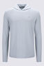Macpac Men's brrr&deg; Long-Sleeve Hooded Top, Pearl Blue, hi-res