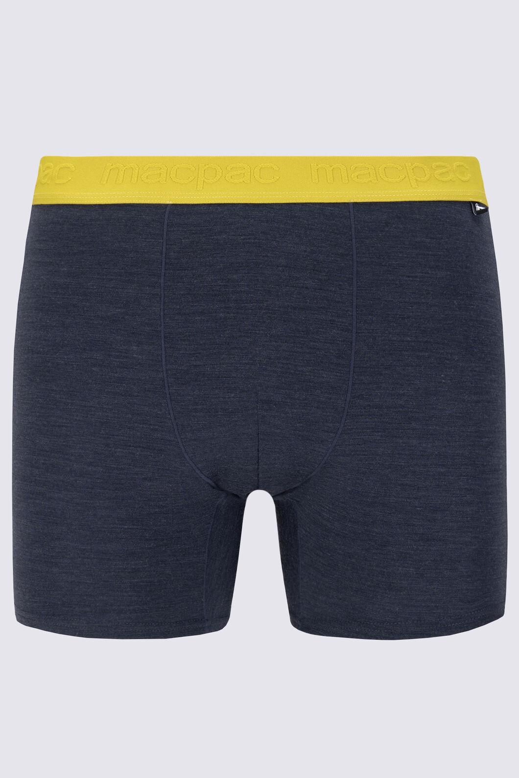 Macpac Men's 180 Merino Boxers, India Ink Marle, hi-res