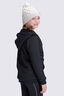Macpac Kids' Waffle Sherpa Jacket, Black, hi-res