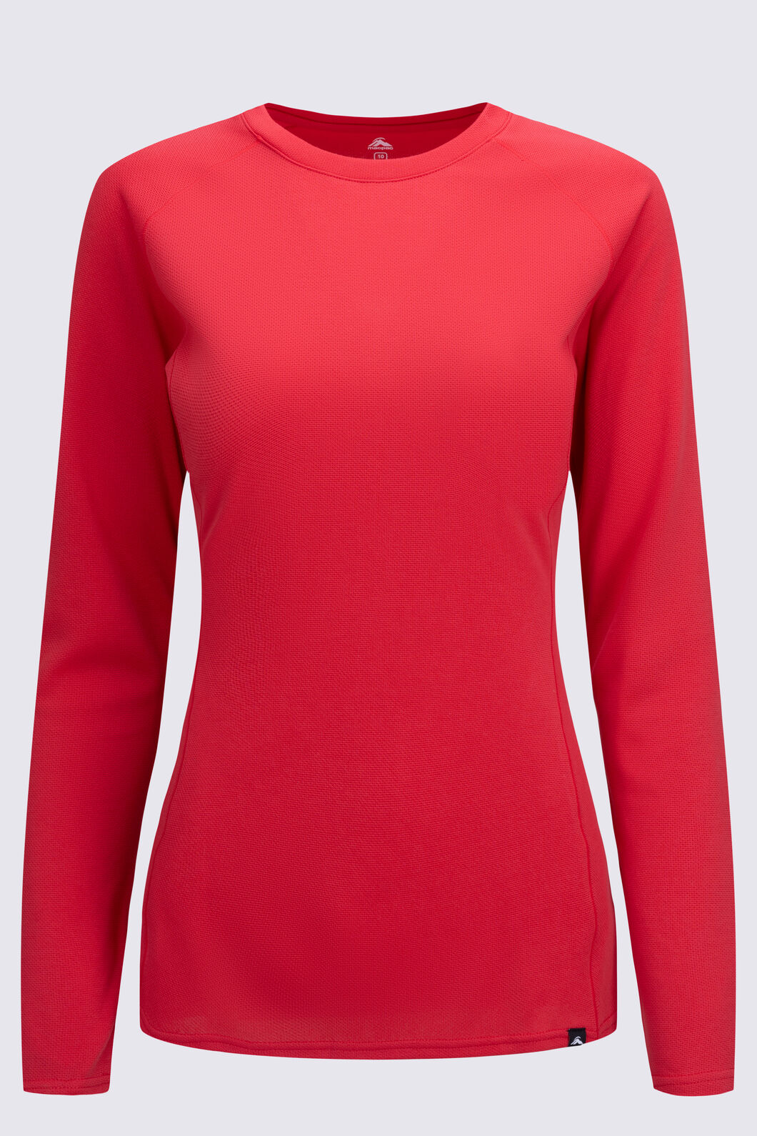 Macpac Women's Long Sleeve Exothermal Top, Poinsettia, hi-res
