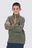 Macpac Kids' Ruru Fleece Pullover, Four Leaf Clover, hi-res