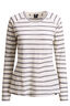 Macpac Women's Ella 180 Merino Long Sleeve T-Shirt, Cream/ Grey Marle, hi-res