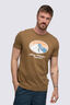 Macpac Men's Wilderness Equipment Fairtrade Organic Cotton Short Sleeve T-Shirt, Kangaroo, hi-res