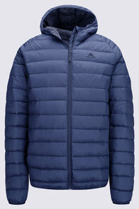 Macpac Men's Uber Light Hooded Down Jacket ♺, Insignia Blue/Baritone Blue, hi-res