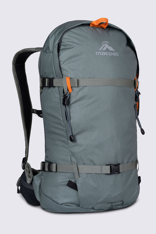 Macpac Huka 20L Ski Backpack, Balsam Green, view 1