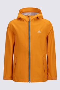 Macpac Kids&rsquo; Mistral Rain Jacket, Flame Orange, hi-res