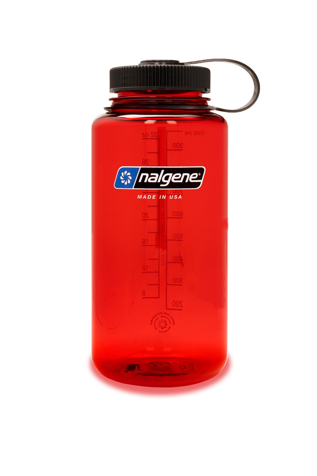 Nalgene Wide Mouth Sustain Bottle &mdash; 1L, RED/BLACK, hi-res
