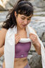 Macpac Women's Caples Bra, Grape Nectar, hi-res