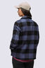 Macpac Women's Hudson Overshirt, Peacoat Plaid, hi-res