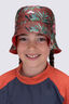 Macpac Kids' Rash Bucket Hat, Burnt Sienna/Odyssey, hi-res
