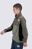 Macpac Kids&rsquo; Heritage Fleece Pullover, Grapeleaf/Four Leaf Clover/Blk, hi-res