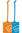 Go Travel Luggage Tags Twin Pack, Blue/Orange, hi-res