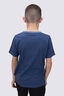 Macpac Kids' Abstract Nature Fairtrade Organic Short Sleeve T-Shirt, Oceana, hi-res