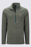 Macpac Men's Tui Fleece Pullover, Bronze Green, hi-res