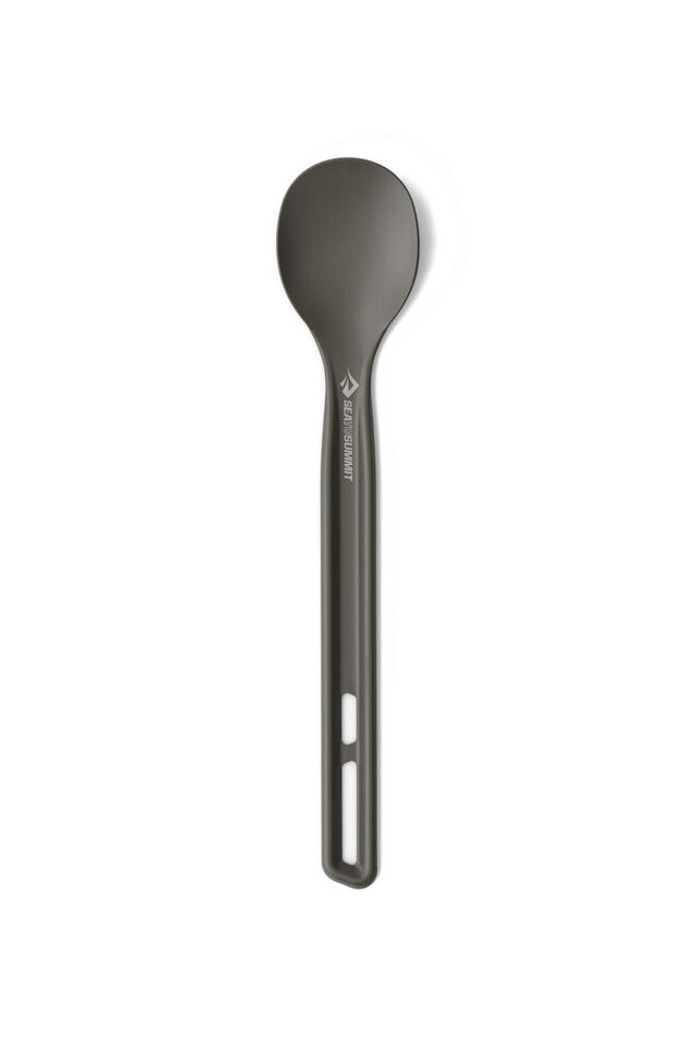 Sea to Summit Frontier Ultralight Long Handle Spoon, Anodised Grey, view 1