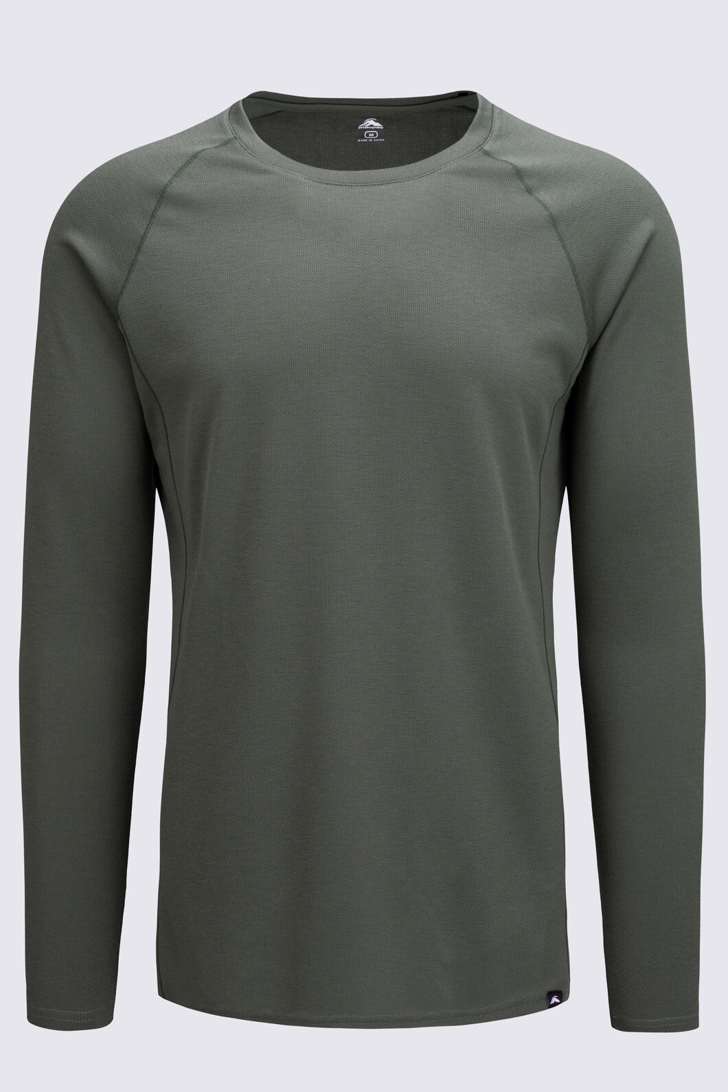Macpac Men's Long Sleeve Exothermal Top, Beetle, hi-res