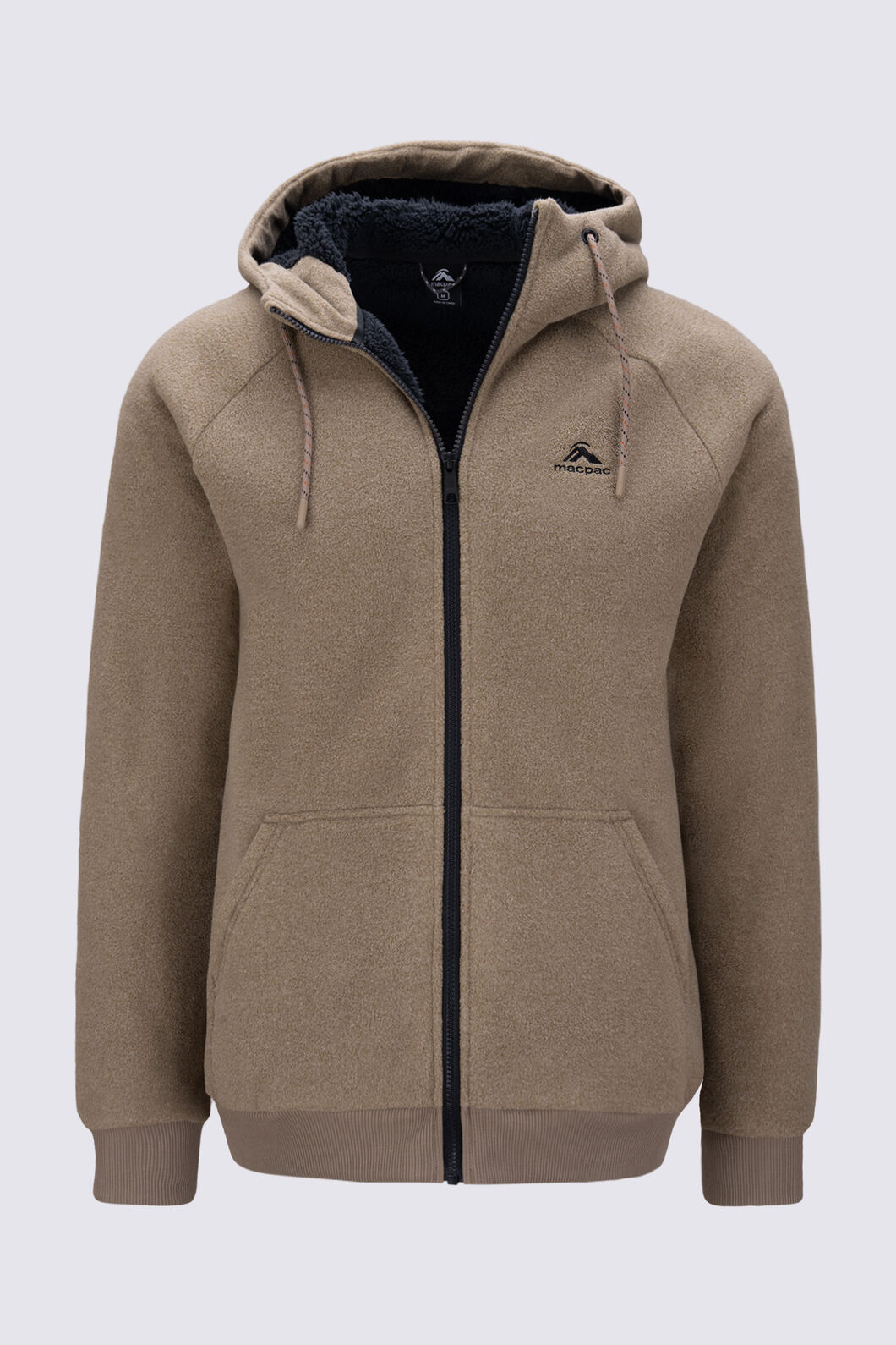 Macpac Men&rsquo;s Skyline Hoodie, Lead Grey Marle, hi-res