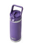 YETI® Rambler® Bottle with Straw Cap — 18 oz, Peak Purple, hi-res
