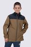 Macpac Kids' Pack-It Jacket V2, Black/Kangaroo, hi-res