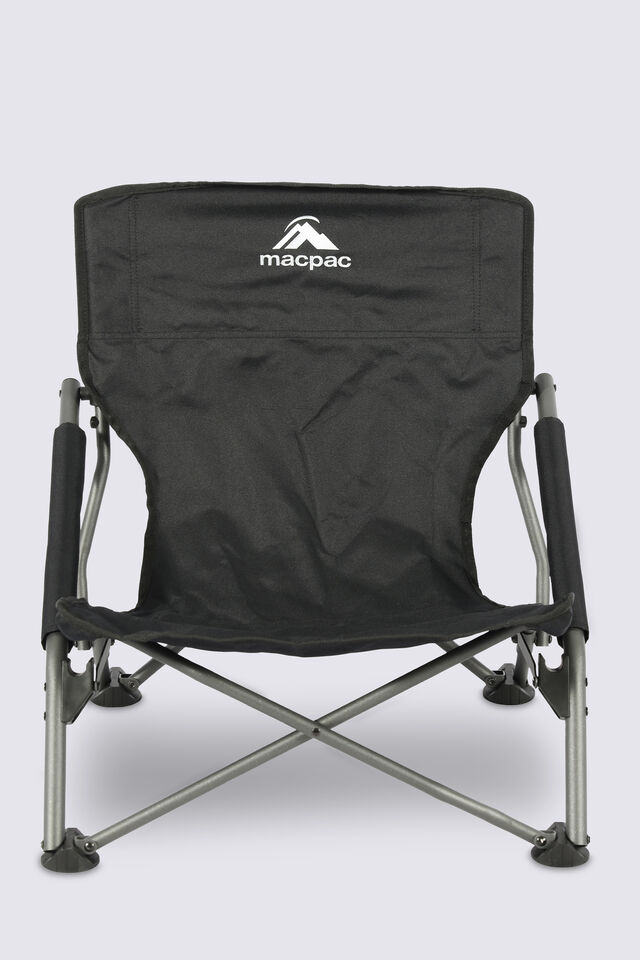 Macpac Festival Chair, Black/Black, view 1