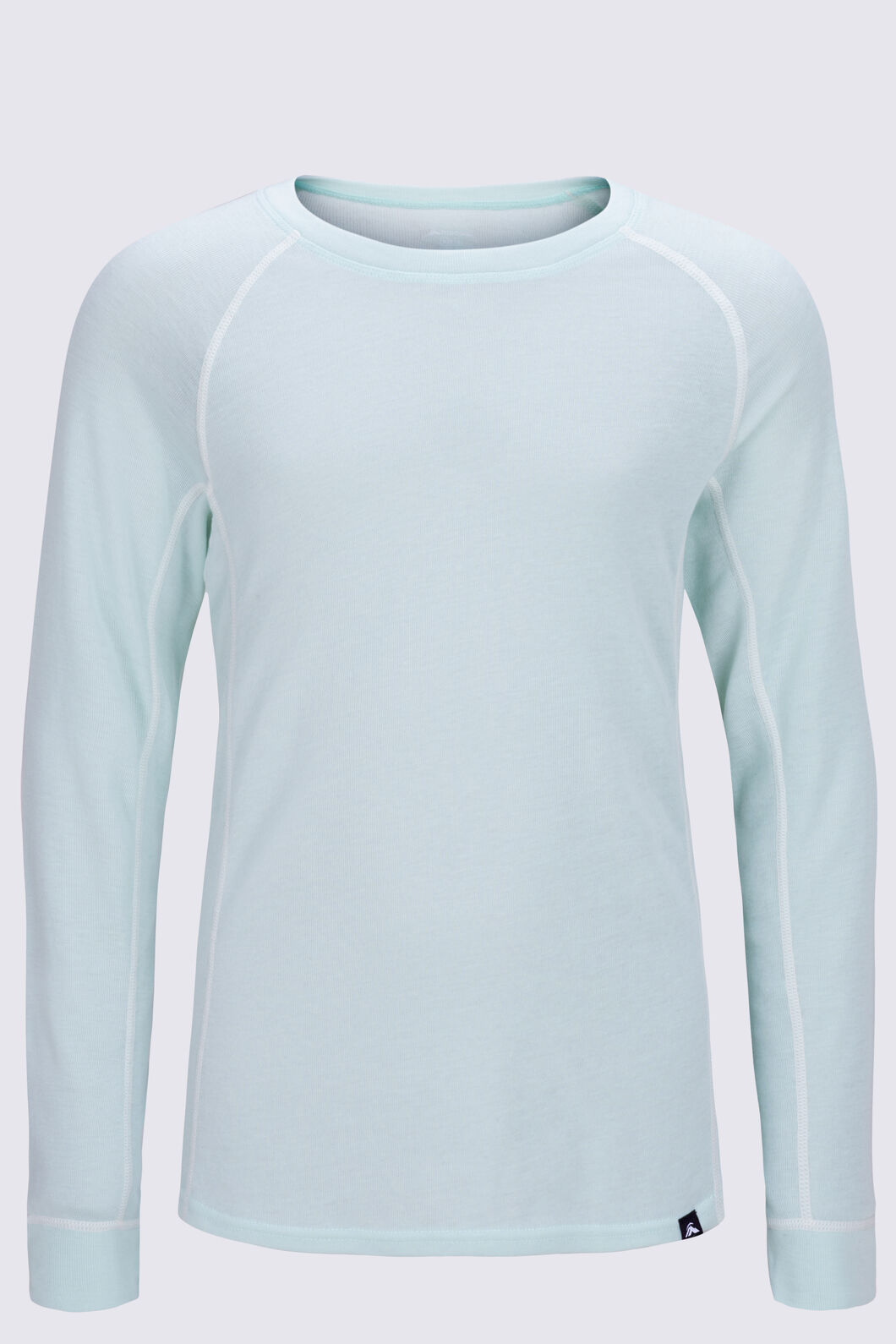 Macpac Kids' Geothermal Long Sleeve Top, Surf Spray, hi-res