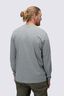 Macpac Men's Vintage Embroidered Fairtrade Organic Cotton Long Sleeve T-Shirt, Grey Marle, hi-res
