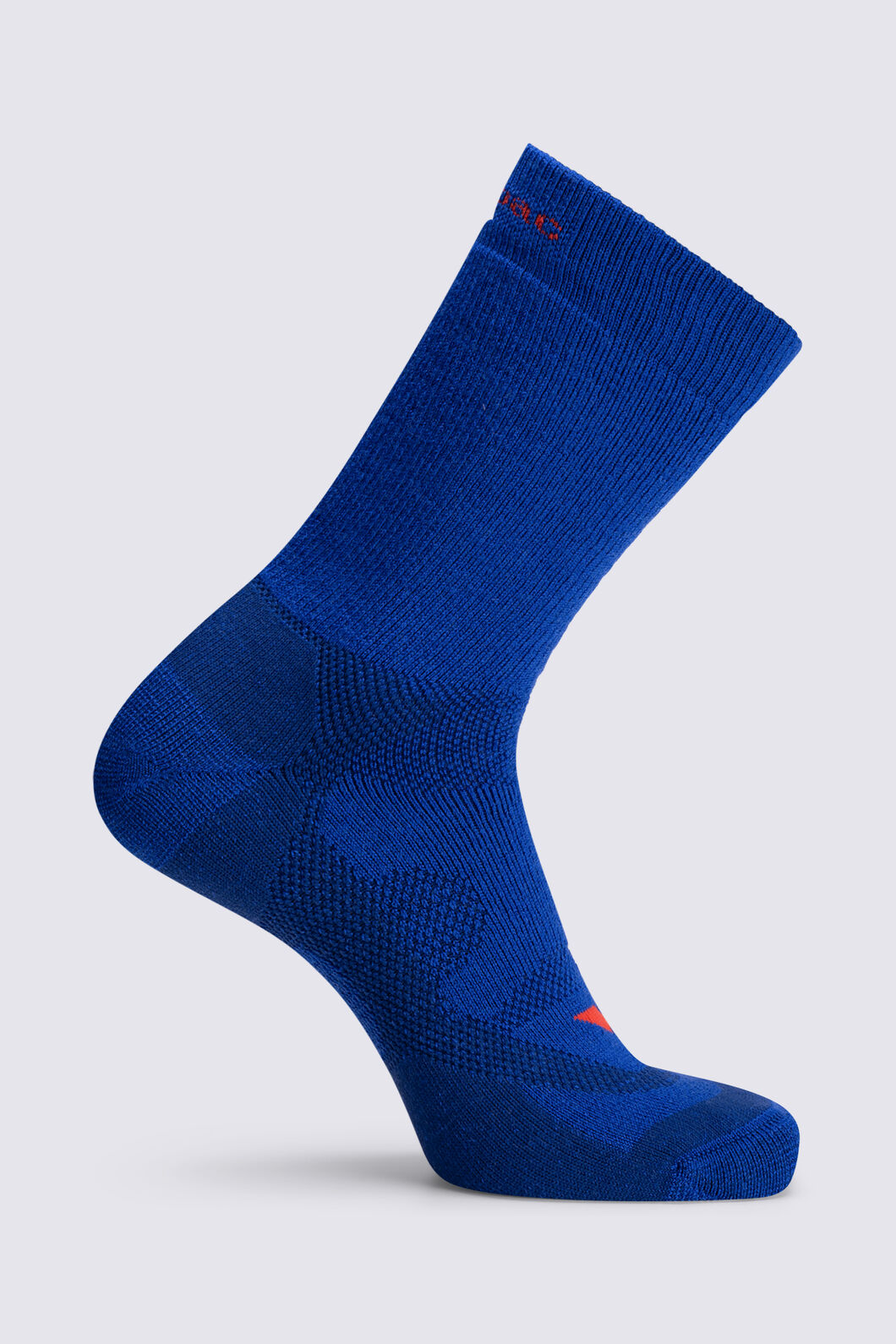 Macpac Merino Hiking Sock, Navy Peony/Surf the Web, hi-res