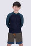 Macpac Boys Boardshorts, Grape Leaf/Blue, hi-res