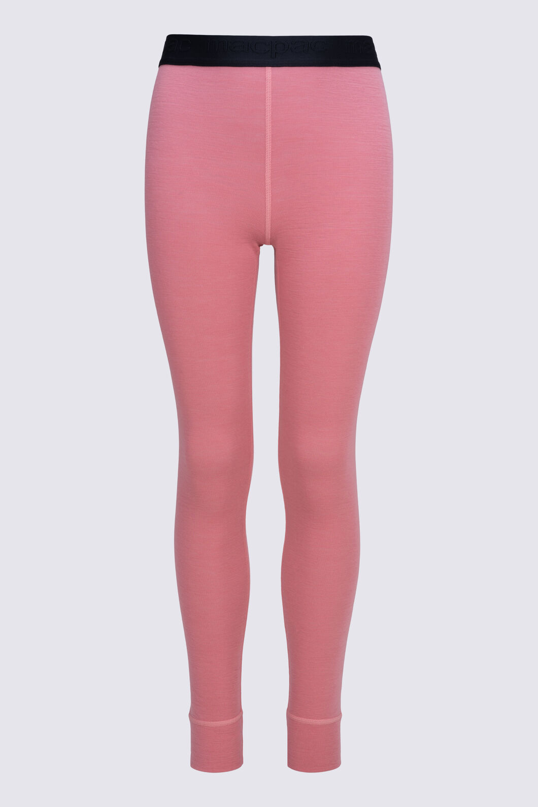 Macpac Kids' 220 Merino Long Johns, strawberry Ice, hi-res