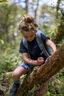 Macpac Kids' Eyre T-Shirt, Black, hi-res