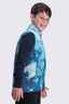 Macpac Kids' Pulsar Alpha Insulated Vest, Strait Blue/Blue Print, hi-res