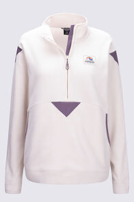 Macpac Women's Originals Fleece Pullover, Almond Milk, hi-res