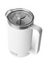 YETI® Rambler French Press 34oz, White, hi-res