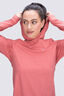Macpac Women's brrr° Hooded Long Sleeve T-Shirt, Dusty Cedar, hi-res