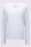 Macpac Women's Trail Long Sleeve T-Shirt, Bright White, hi-res